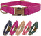 THAIN Soft Leather Dog Collar, Heavy Duty Metal Buckle Padded Adjustable Collar for Medium Large Dogs Breeds (L, Hot