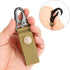 FRTKK Tactical Molle Key Ring Gear Key Keeper, Nylon Belt Keychain Molle Webbing Clip Buckle for Bags