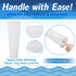 Oudain 16 Pack 4 Inch Ring Filter Socks, 200 µm Aquarium Filter Bags for Freshwater & Saltwater
