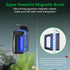 SYSENCIAGA 0.4-1.0 Inch Aquarium Magnet Glass Cleaner, Double-Sided Detachable & Floating Algae Scraper for Fish Tank