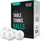PRO SPIN 3-Star Premium White Ping Pong Balls, High-Performance 40+ ABS, Ultimate Durability for Indoor & Outdoor