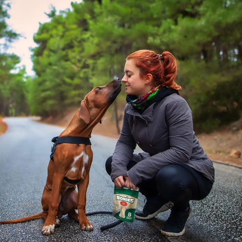 Bonies Natural Hip & Joint Formula Small-Sized Bone, 15 Bones, Glucosamine & Omega Fatty Acids, Low Calories, Chicken