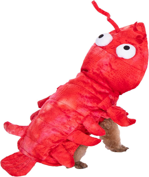 Mogoko Dog Cat Lobster Costume, Pet Halloween Cosplay Dress, Puppy Red Hoodie, XL Size