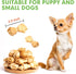 MON2SUN 2.5 Inch 60 Count Dog Rawhide Knot Bones Small Rawhide Bones Mini Chews Chicken Flavour for Puppy and Small