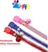 THAIN Basic Adjustable Cat Collar, Bling Diamond Breakaway with Bell, Blue