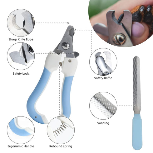 6Pcs Dog Bath Brush, Soft Silicone Pet Shampoo Massage Dispenser Grooming Shower Brush for Dogs and Cats