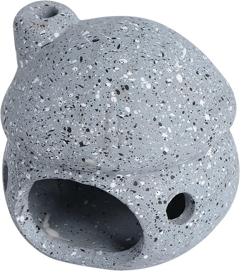 Aquarium Mushroom House Decorations, Small Ceramic Pleco Caves for Betta Fish Tank Accessories