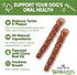14.81 oz 28 Count Wellness WHIMZEES Veggie Sausage Dog Dental Treat, Chews, Freshens Breath, Small Size, Bag