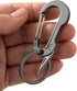 Titanium Carabiner Clip, Multifunctional Keychain with Keyring, Cool Gadget for Daily Use