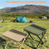 Qiyraexy Backpack Foldable Stool, Mini Outdoor Camping Stool, Portable Collapsible Chair with Carry Bag for Fishing