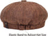 Linen Men's Newsboy Flat Cap, 8 Panel Ivy Cabbie Hat, Breathable Summer Gatsby Irish Fishing Hats