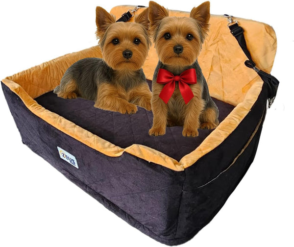 Large Dog Car Seat Booster Seat Bed for Pets up to 55