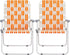 UDeuxff Set 2, 260 LBS Folding Webbed Oversized Lawn Chairs of High Beach Chair for Adults Heavy Duty, Portable Patio