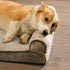 Amazon Basics Foam Living Room Couch Dog Pet Bed, X-Large, 44 x 35 x 8 inches, Removable Cover, Brown