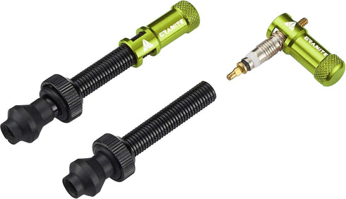 Granite Juicy Nipple Valve Cap, Green Dust Covers with Valve Core Removing Function for Bike Tires