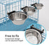 Dog Bowls, Dripless Water Bowl for Small Dogs, Stainless Steel Feeding Bowl for Cats and Pets
