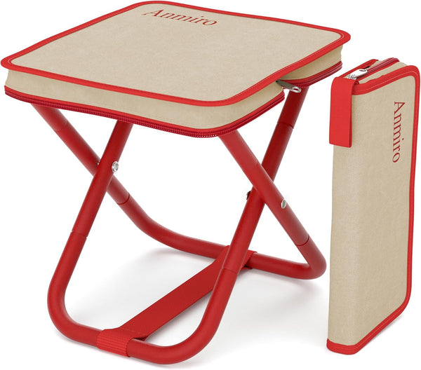Portable Stool Camping Stool,Mountaineering and Hiking 12.6-Inch Portable Folding Stools for Outdoor