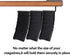 Universal Pistol Magazine Holder, Pack of 2 Under Gun Safe Shelf Magazine Storage, Organizer & Accessories for Most
