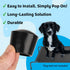 IMPRESA 4 Pack Elevated Dog Bed Feet, 1” Wide to Protect Floors, Raised Dog Bed Stabilizers, Attachable Dog Cot Bed Leg