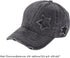 YOLAI Casual Mens and Womens Star Baseball Hat Fashion Broken Holes Outdoor Adult Sunscreen Hat Retro Cap (Sky Blue
