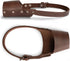 Hide & Drink Leather Dog Muzzle Guard - Secure, Prevents Biting for Pitbull, German Shepherd & Any Breeds (Medium)