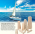 KIMISS Tapered Wood Plugs, 10pcs Marine Through Hull Emergency Soft Wood Plugs Set