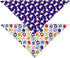 2 Pack, LosFong Easter Dog Bandanas Reversible Triangle Easter Eggs and Bunny Pet Scarf for Boys and Girls, Premium