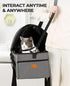 15 lbs, BurgeonNest Top-Expandable Large Cat Carrier, Soft Sided Cat Bag Carrier for Medium Large Pet Up to Upgraded