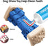 Tough Durable Dog Chew Toys for Aggressive Chewers, Interactive Dog Puzzle Toys with Beef Flavor, Safe Rubber
