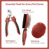 Paw Mountain 2-in-1 PW Pet Grooming Tools for Dogs & Cats- Safe On Skin Easy To Use Dog Grooming Kit with Ergonomic