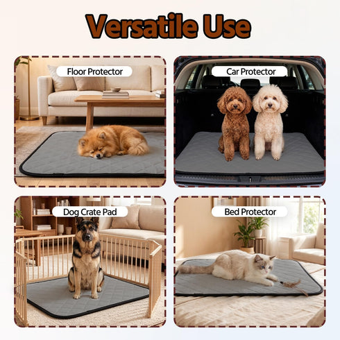 Soutng Holden (18x24(2 Pack)) Washable Pee Pads for Dogs,Waterproof Dog Training Pads,Playpen Mat,Non-Slip Potty