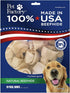 Pet Factory 100% Made in USA Beefhide Dog Chew Treats, 4" Knotted Bones, Natural Flavor, 18 Count/1 Pack.