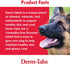 Derm Tabs Regular Strength for Dogs - 120 Chewable Tablets for Healthy Skin & Reduced Shedding