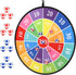 Accmor 29" 3 4 5 6 7 8 9 10 11 12 Large Dart Board for Kids, Kids Dart Board with Sticky Balls, Backyard Outdoor Games