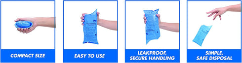 TravelJohn (TJ1H) 18 Pack Jr. Disposable Urinal