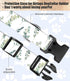 Cute Boho Leaf Dog Collar - Personalized Adjustable Soft Collars for Small Medium Large Dogs with Quick Release Buckle