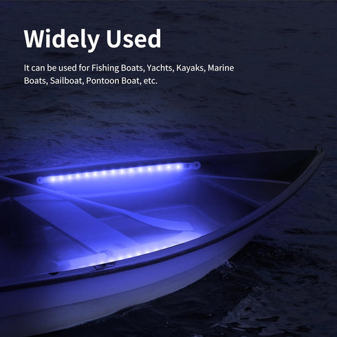 Yacht,4 RVZONE LED Boat Interior Lights, Boat Led Strip Lights Marine Waterproof Marine Lighting Strip Night Fishing