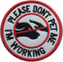 Service Dog Working Patch, Do Not Touch Military Tactical Badge Hook & Loop, Please Do Not Pet Me I'm Working (3.15"