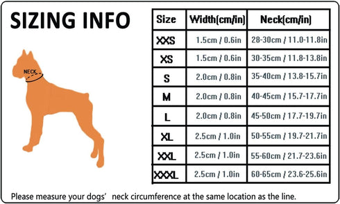 Truelove Dog Collar Reflective Premium Duraflex Buckle,High Grade Nylon Webbing No Choke Basic Collars TLC5011(Fushcia,L)
