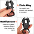 Reginary 2 Pcs Frog Clip Dog Leash Clip - 360 Degree Swivel Heavy Duty Quick Release Metal Buckle