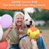 Dog Toys Soccer Ball with Straps - Interactive Tug of War Toy, Durable Dog Balls for Medium & Large Dogs (Duck, 8 Inch)