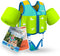 AEOCOO Kids Pool Floaties 1-2-3-5-7-9 Years Old, Toddler Swim Vest 20-30-50-70 Pounds, Comfortable