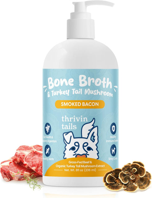 Organic Turkey Tail Mushroom Supplment- Immune Support & Gut Health for Dogs-