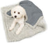 Kritter Planet Waterproof Puppy Blanket, Pee Proof Sherpa Fleece Cover for Small Dogs, Liquid Proof Furniture Protector