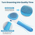 3-in-1 Set Analan Pet Hair Remover & Grooming for Dogs & Cats Self-Cleaning Brush for Shedding, Cat Brush, Metal Fur
