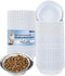 Hushee 300 Pcs PET Disposable Feeding Bowls Liner - Small Paper Bowls for Cat Food, 4 x 1.2 Inch for Small Dogs