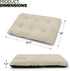 Magshion Medium Dog Bed - Non-Slip Bottom, Warming Cozy Soft Pet Sofa Bed, Machine-Washable, 34.5"x26"x5.5", Beige