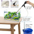 hygger Small Gravel Vacuum for Aquarium, Manual 80GPH Cleaner, Low Water Level Changer with Adjustable Length