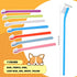 100 Pack (7 Tioncy Pcs Small Dog Toothbrush Bulk Long Handle Pet Toothbrushes with Soft Bristles, Dental Care Teeth