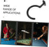 UKCOCO Replaceable Pool Table Side Cue Hook Durable Billiards Accessory for Neat Storage and Convenient Use for Snooker